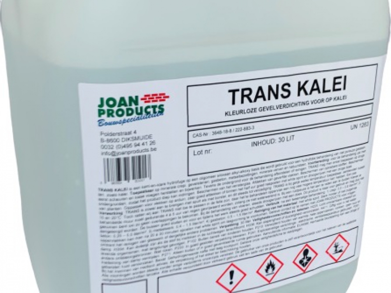 TRANS KALEI Gevelwaterafstotende producten - Joan Products
